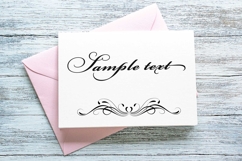 Text Divider Wave Ornament Leaves Abstract Line SVG PNG EPS Product Image 4