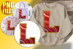 L Doodle Letter Valentine Romantic Bright Magic! Product Image 1