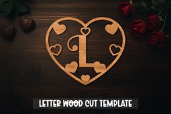 Valentine Laser Cut Alphabet letter Product Image 13