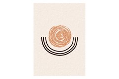 Abstract background in contemporary art style. Ink painting Product Image 1