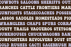 LONGHORN Soft Bold Western Rodeo Font Product Image 2