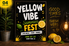 Lemon Chomp | Fresh and Playful Display Font Product Image 4
