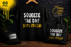 Lemon Chomp | Fresh and Playful Display Font Product Image 5