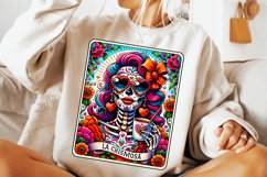 La Chismosa Tarot Card PNG, Funny Mexican Chisme Sublimation Product Image 2