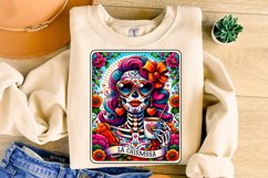 La Chismosa Tarot Card PNG, Funny Mexican Chisme Sublimation Product Image 1
