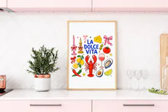 La Dolce Vita png, Trendy Italy Summer png Product Image 3
