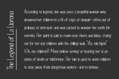 La Llorona Sans Font Product Image 2