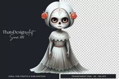 Cute La catrina La Llorona Day of the Dead Sugar skull 10 Product Image 1