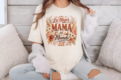 La Mejor Mamá Del Mundo PNG Product Image 5