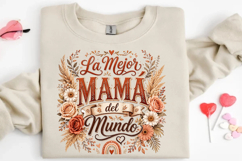 La Mejor Mamá Del Mundo PNG Product Image 7