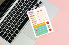 Doodle Weekly Label & Planner Stickers Canva Template Product Image 2