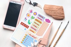Doodle Weekly Label & Planner Stickers Canva Template Product Image 3