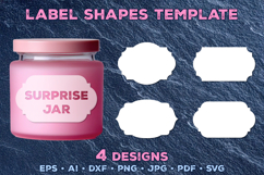 Vector Label Shapes Collection. Ornate Label Shapes Bundle Product Image 5