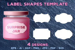 Vector Label Shapes Collection. Ornate Label Shapes Bundle Product Image 11