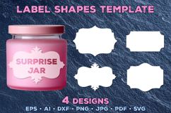 Vector Label Shapes Collection. Ornate Label Shapes Bundle Product Image 12