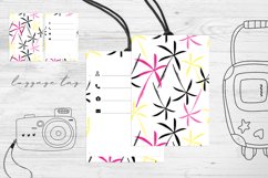 Luggage Tag Sublimation Design PNG. Luggage Tag. Product Image 1