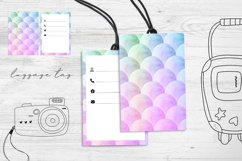 Luggage Tag Sublimation Design PNG. Luggage Tag. Product Image 1