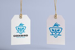 Owl Geek Bird Logo Product Image 1