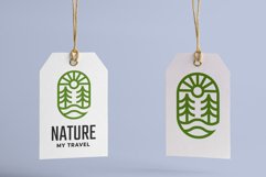 Nature Lake and Pine Logo Logo Product Image 1
