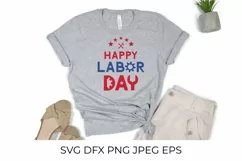 Happy Labor Day. United States Labor Day SVG. Patriotic SVG Product Image 2