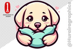 Labrador Retriever dog clipart- PNG File Product Image 1