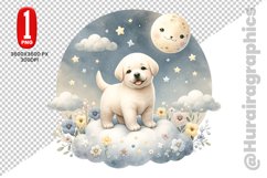 Labrador Retriever dog clipart- PNG File Product Image 1