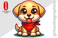 Labrador Retriever dog clipart- PNG File Product Image 1