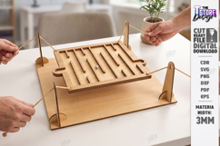 Labyrinth Balance Board Game Laser Cut Bundle | Maze Puzzles Product Image 3