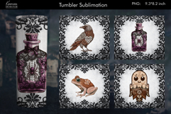 Halloween Lace Vintage Tumbler Sublimation Bundle Product Image 12