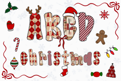 Christmas Alphabet Doodle Lace Letters Coquette Bubble_26 Product Image 1