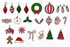 Christmas Alphabet Doodle Lace Letters Coquette Bubble_21 Product Image 2