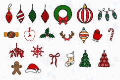 Christmas Alphabet Doodle Lace Letters Coquette Bubble_5 Product Image 2