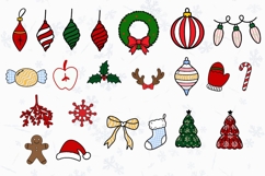 Christmas Alphabet Doodle Lace Letters Coquette Bubble_29 Product Image 2