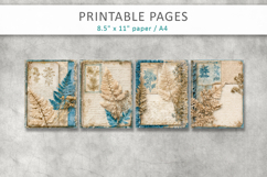 vintage journal background, botanical vintage paper Product Image 2