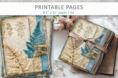 vintage journal background, botanical vintage paper Product Image 5
