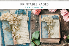 botanical vintage paper, journal supplies Product Image 3
