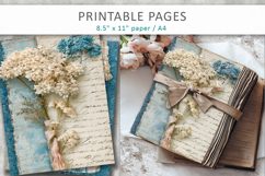 botanical vintage paper, journal supplies Product Image 5