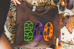 Boo Lace PNG, Ghost PNG, Halloween PNG, Spooky PNG, Pumpkin Product Image 2