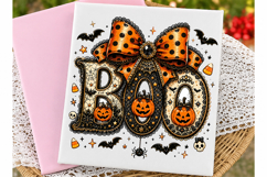 Lace Boo Halloween Coquette PNG Product Image 1