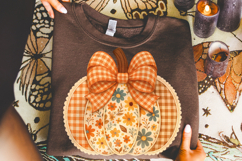 Pumpkin Fall Png, Fall Vibes PNG, Fall PNG, Autumn Png, Lace Product Image 1