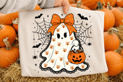 Lace Ghost Coquette PNG, Ghost Halloween Png Product Image 2