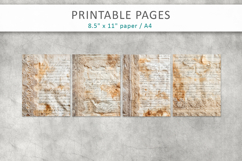 vintage handwriting, antique paper Product Image 2