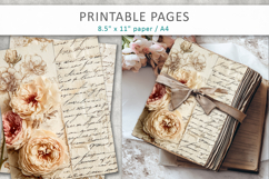 antique paper junk journal pages, retro paper Product Image 3