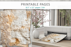 vintage handwriting, antique paper Product Image 4