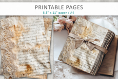 vintage handwriting, antique paper Product Image 5