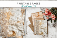 vintage handwriting, antique paper Product Image 6