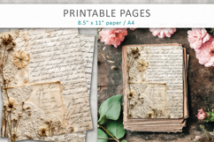 antique paper, lace paper, scrapbook paper Product Image 3