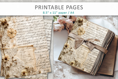 antique paper, lace paper, scrapbook paper Product Image 4