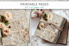 antique paper junk journal pages Product Image 4