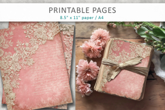 Antique Ephemera Background, collage paper Product Image 4